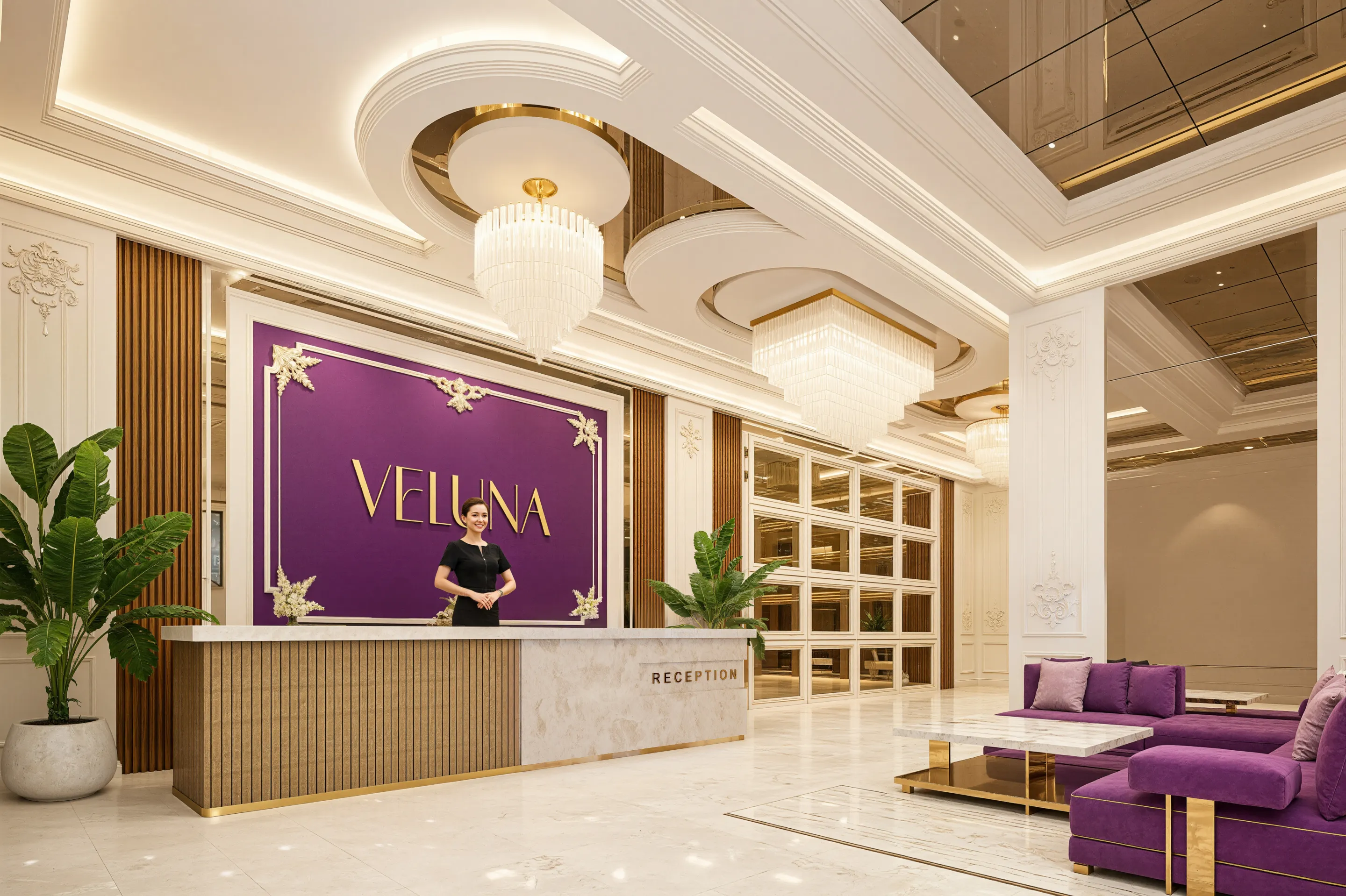 Veluna City Lobby Reception